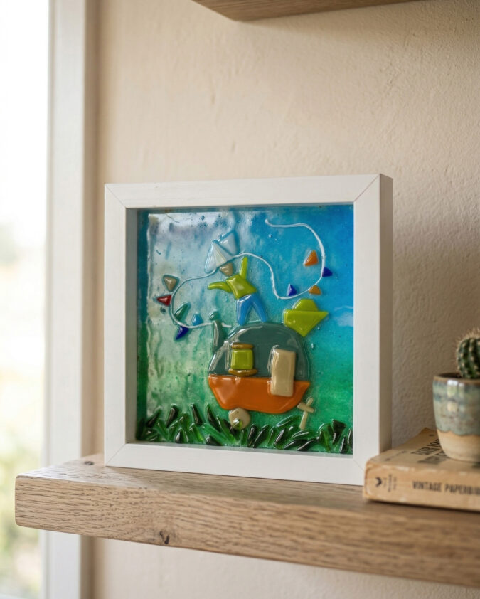 Figür Serisi: Karavan ve Uçurtma Uçuran Çocuk Panosu